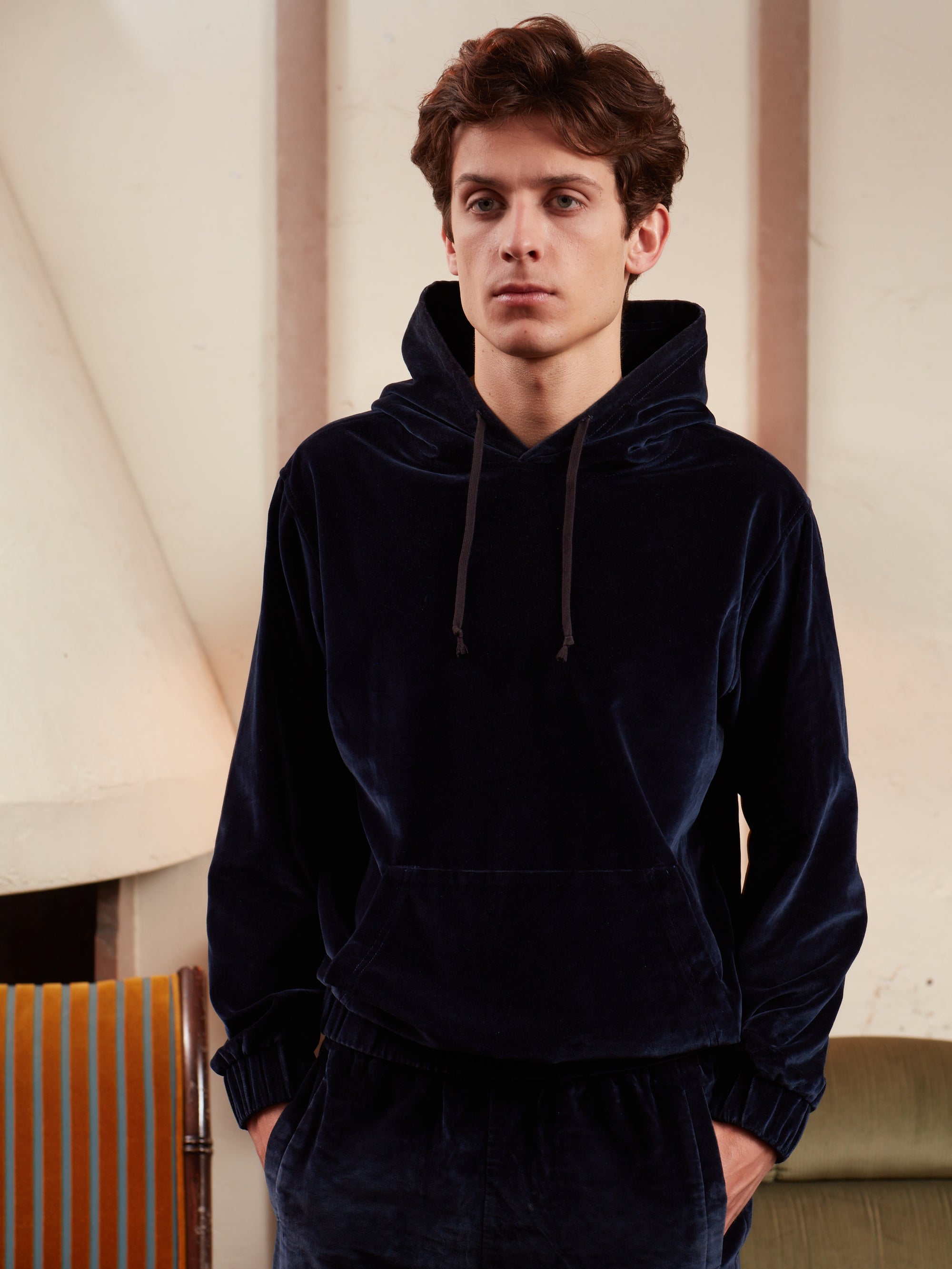 Velvet Hoodie - Plain