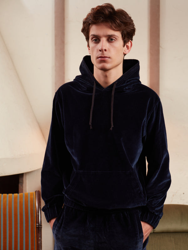 Velvet Hoodie - Plain