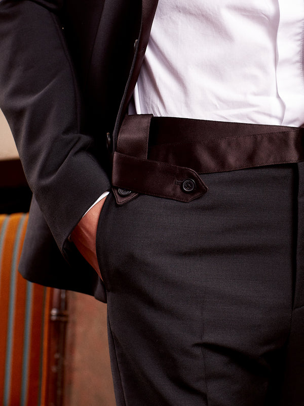 Slim Fit Tuxedo Trousers