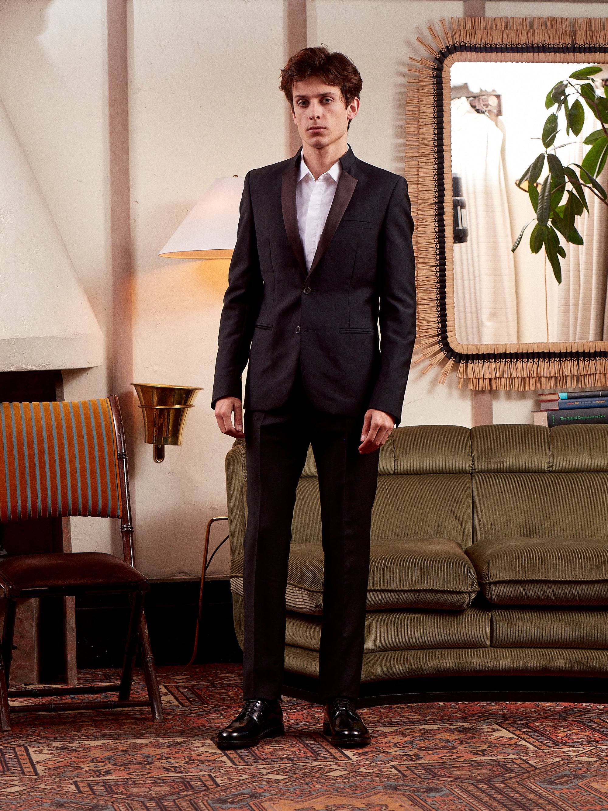 Slim Fit Tuxedo Trousers