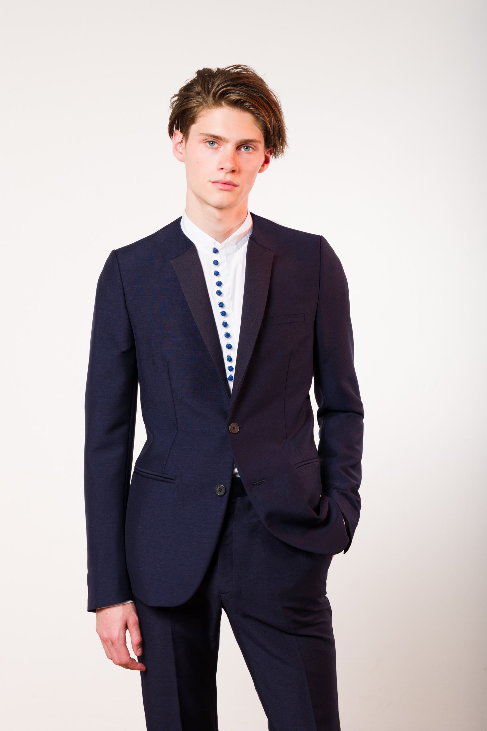 No Collar Tuxedo Jacket No Collar Tuxedo Jacket
